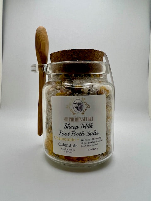 Sheep Milk Foot Bath Salts Chamomile and Calendula