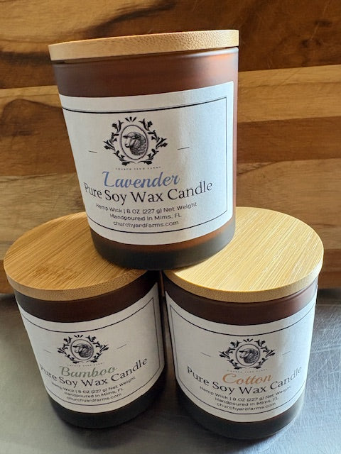 Church Yard Farms Soy Wax Candle 8 oz