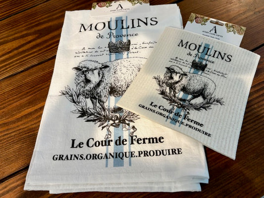 French Sheep Swedish Dish Cloth