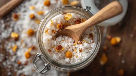 Sheep Milk Bath Salt Chamomile and Calendula
