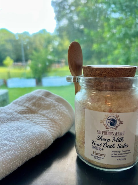 Sheep Milk Foot Bath Salt Milk and Honey
