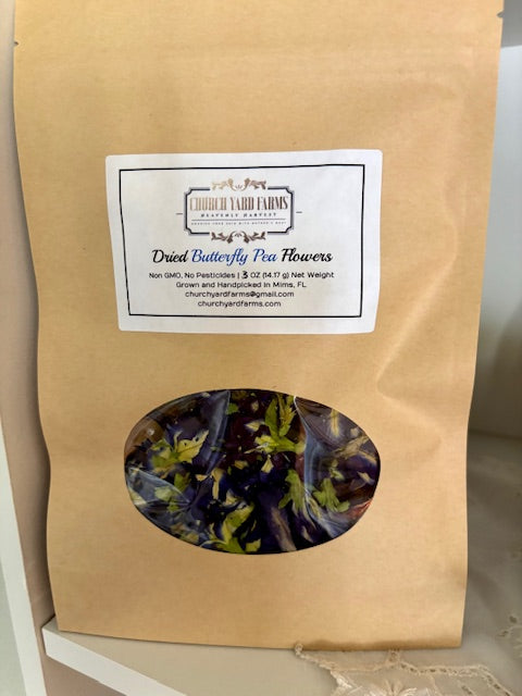 Dried Butterfly Pea Flowers