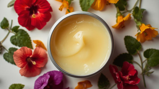 Lanolin Balm Hibiscus and Nasturtium