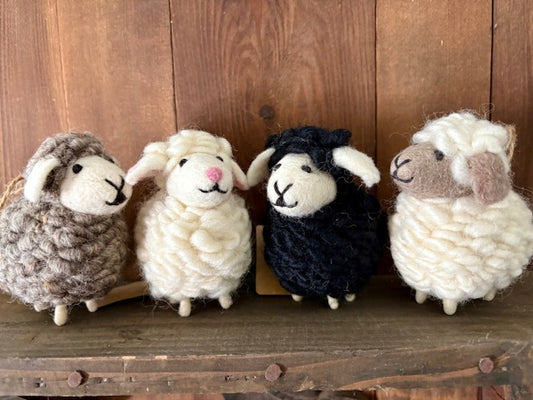 Felted Sheep Ornamented